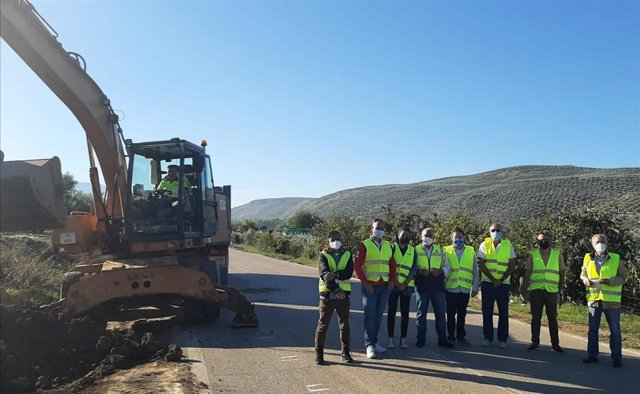 Inicio de las obras de emergencia en la A-6207 y la A-6204