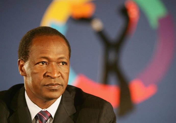 Archivo - El expresidente de Burkina Faso Blaise Compaoré