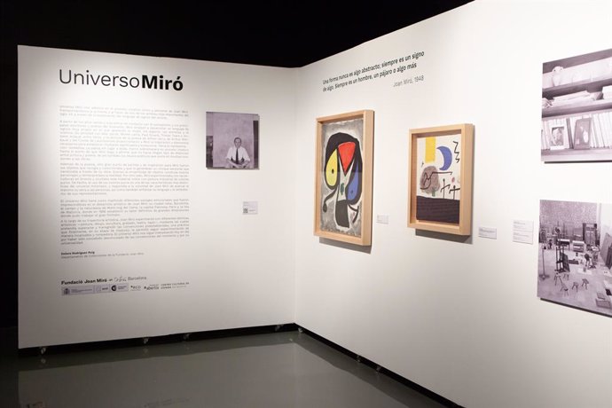 La Fundación Abertis y la Fundación Joan Miró han inaugurado en el Centro Cultural de España en México la exposición 'Universo Miró'.