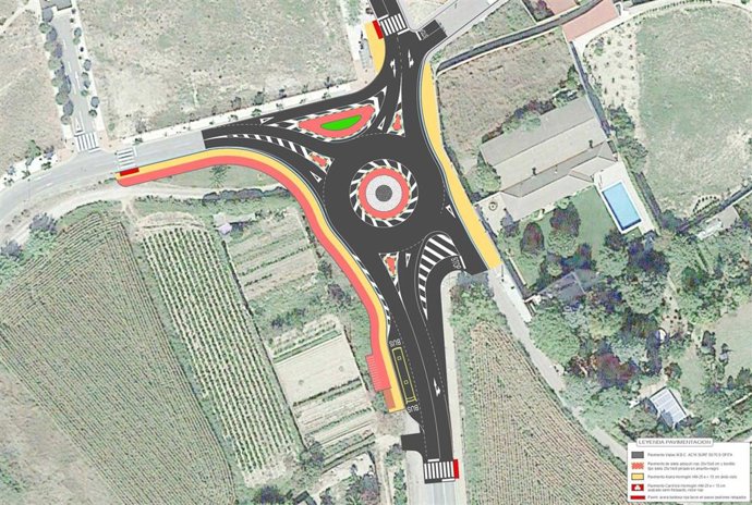 Pleno del proyecto de construcción de rotonda y nueva parada de autobuses en Murchante