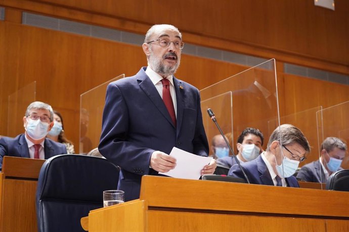 El presidente del Gobierno de Aragón, Javier Lambán.