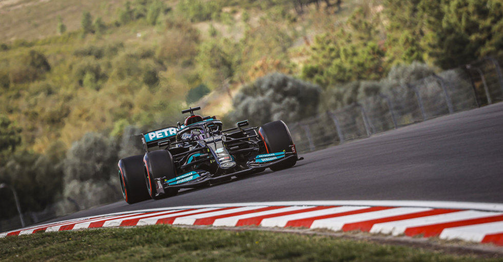 Hamilton rodando en Turquía