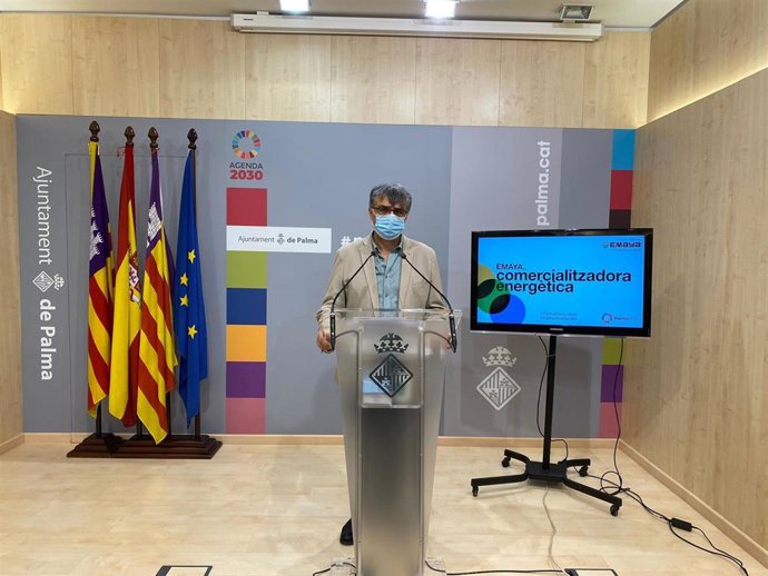 El presidente de Emaya, Ramón Perpiny, en rueda de prensa.