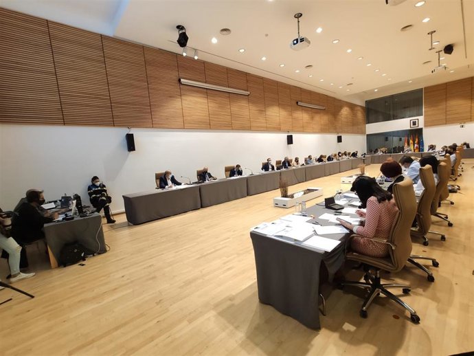 Sesión plenaria este viernes en el Ayuntamiento de Salamanca.