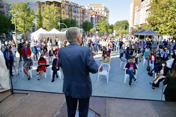 El presidente de Cantabria, Miguel Ángel Revilla, en la celebración del Día de la Salud Mental