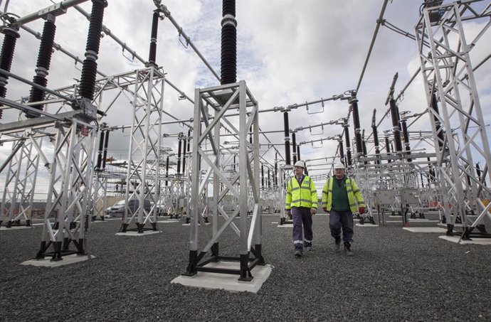 Archivo - ScottishPower/  Denny Substation.    Picture by Chris James   9/9/14