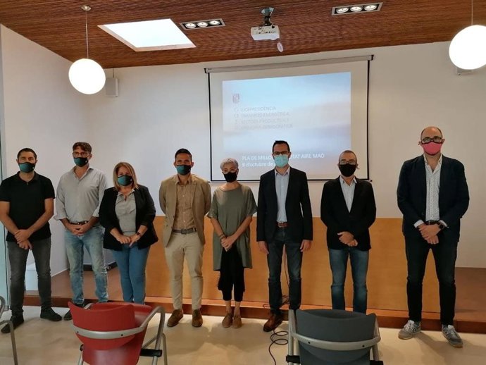 Presentación del plan de mejora de la calidad del aire de Mahón.