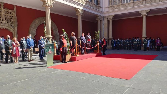 Acto patrona de la Guardia Civil en Zaragoza.