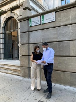 Olga Manzano y Francisco Cantalejo, del PSOE