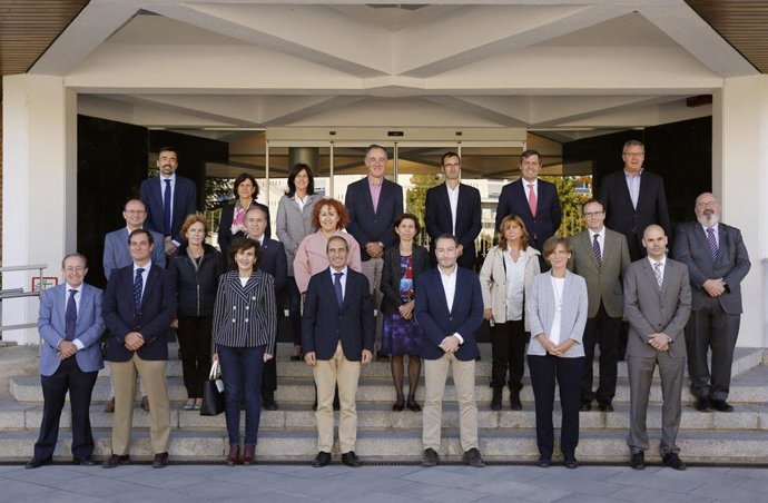 Equipos de rectorado de la UPNA y la Universidad de Navarra