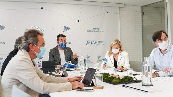 El presidente de la ACM, Lluís Soler, en la reunión del Comité Ejecutivo de la asociación.