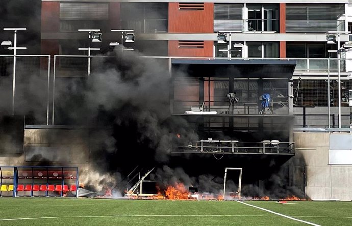 Extinguido un incendio en el estadio Nacional de Andorra