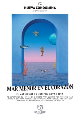 Imagen del cartel de 'Con el Mar Menor en el corazón'