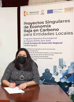 Archivo - La vicepresidenta primera y delegada de Asistencia Económica con los Municipios y Mancomunidades de la Diputación de Córdoba, Dolores Amo.