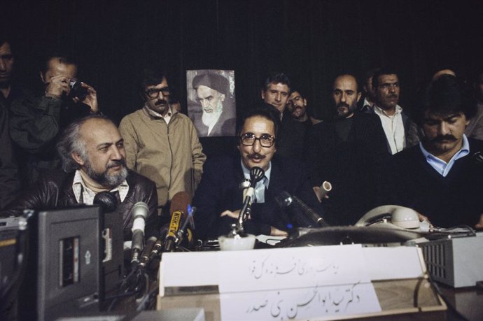El primer presidente de Irán, Abolhassan Banisadr