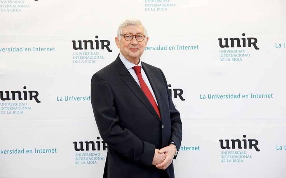 Archivo - Rafael Puyol, presidente de la Universidad Internacional de La Rioja (UNIR)