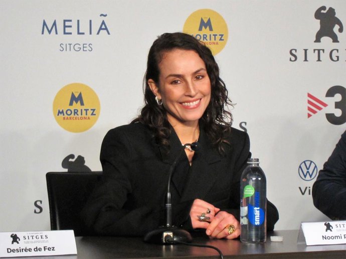 L'actriu Noomi Rapace, en el Festival de cinema de Sitges 2021