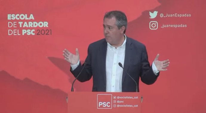 El alcalde de Sevilla y secretario general del PSOE en Andalucía, Juan Espadas