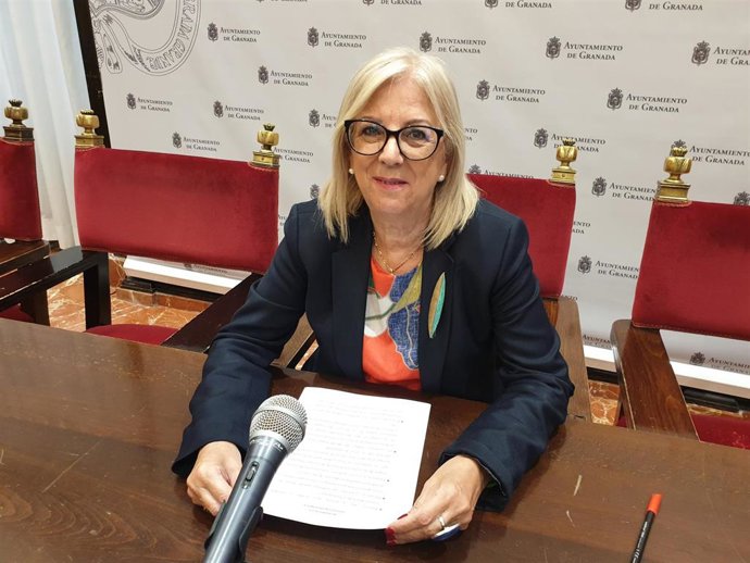 Archivo - La concejal del Ayuntamiento de Granada María de Leyva en una imagen de archivo.