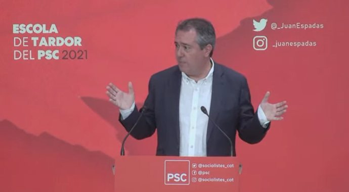 L'alcalde de Sevilla i secretari general del PSOE a Andalusia, Juan Espases