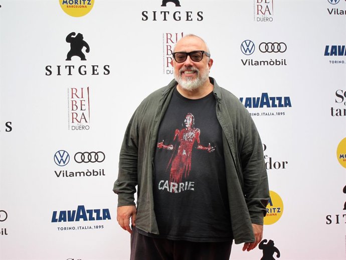 El director Álex de l'Església en el Festival de Sitges on estrena 'Veneciafrenia'