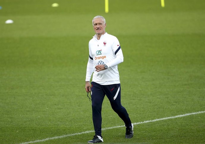 Coach of France Didier Deschamps during the French team training session in preparation for the UEFA Nations League final on October 8, 2021 at Stadio Olimpico Grande Torino in Turin, Italy - Photo Jean Catuffe / DPPI