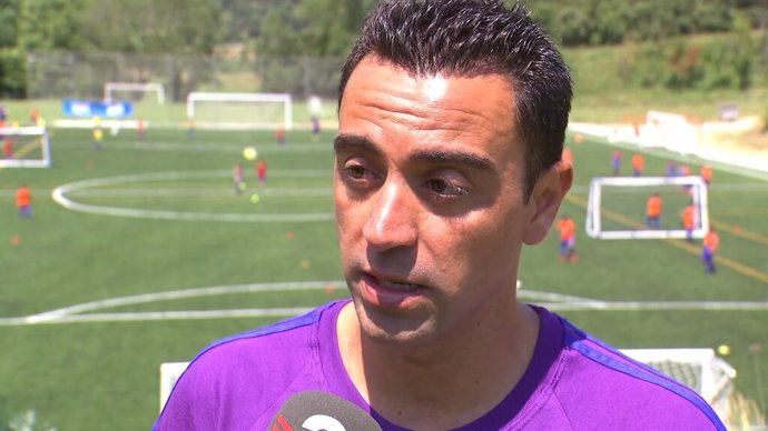 Archivo - El jugador del Al-Sadd y exjugador del FC Barcelona Xavi Hernández