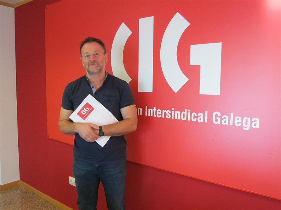 El secretario xeral de la CIG, Paulo Carril