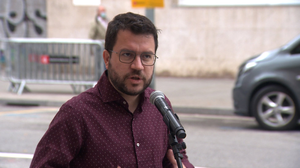 El presidente de la Generalitat, Pere Aragons