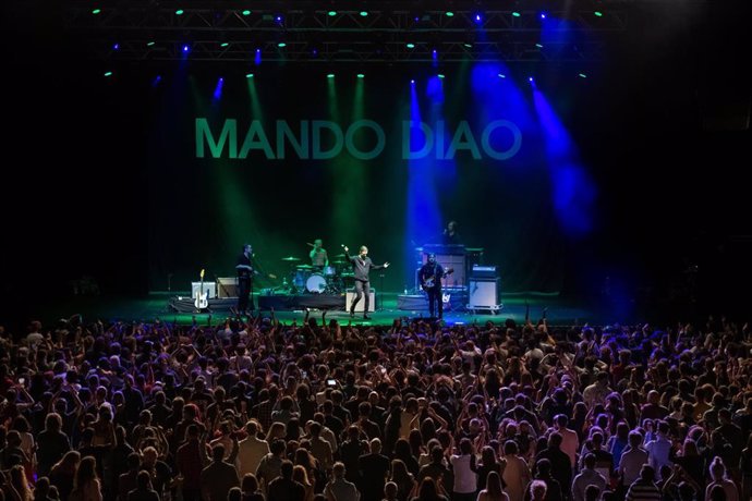 Mando Diao en su actuación del viernes en el festival Bilbao BBK Live Udazkena