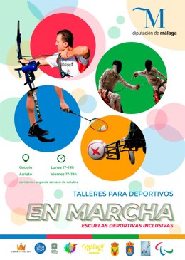 Cartel de los talleres 'En Marcha'