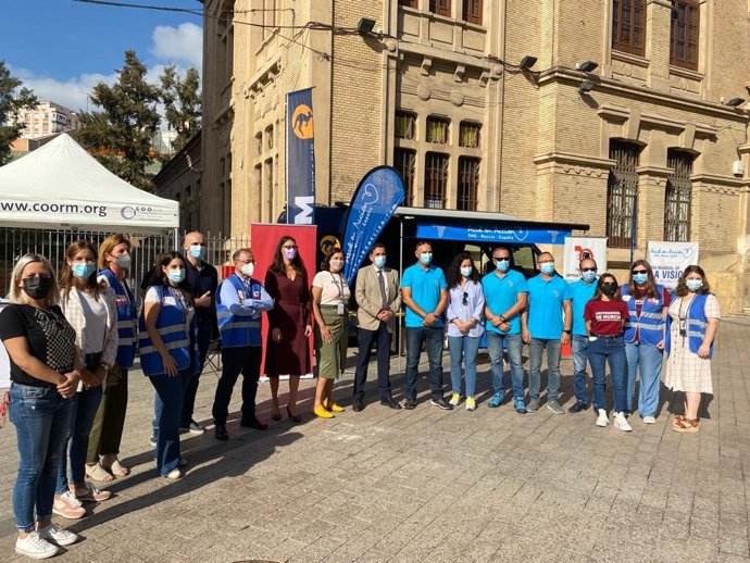 Proyecto 'El derecho a ver' en la Plaza de Santo Domingo de Murcia