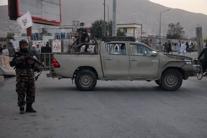 Milicians talib a Kabul