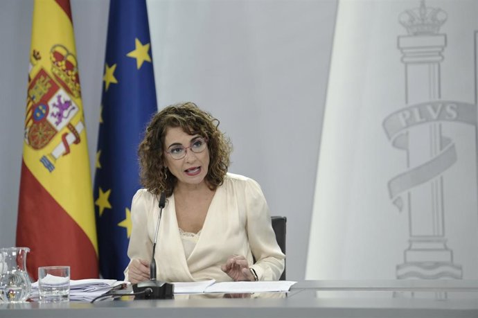La ministra de Hacienda y Función Pública, Maria Jesús Montero.