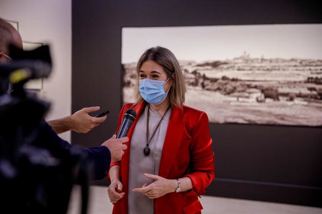 Archivo - La consejera de Cultura y Turismo de la Comunidad de Madrid, Marta Rivera de la Cruz, durante la inauguración de la exposición ‘Galdós en el laberinto de España’, en Madrid (España), a 22 de septiembre de 2020. 