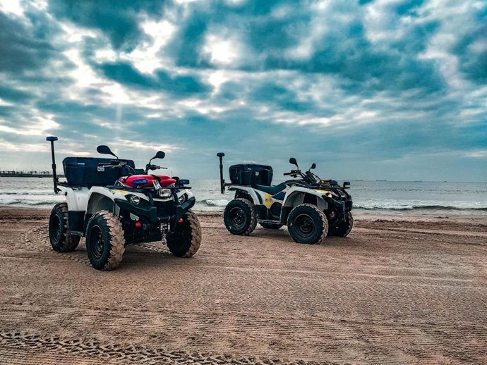 La Policía Local de Valncia adquiere cuatro Quads y dos desfibriladores