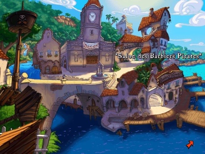 El videojuego Monkey Island en ScummVM.