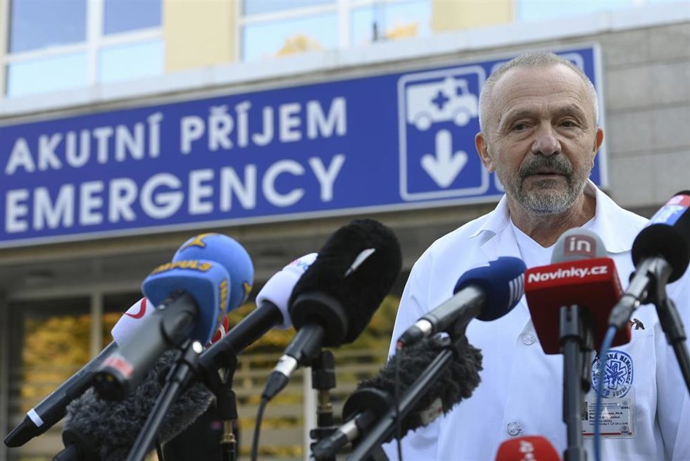 Hospital donde está ingresado el presidente de República Checa, Milos Zeman