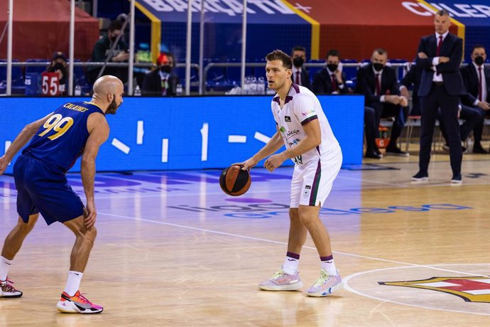 Archivo - Gal Mekel con el Unicaja