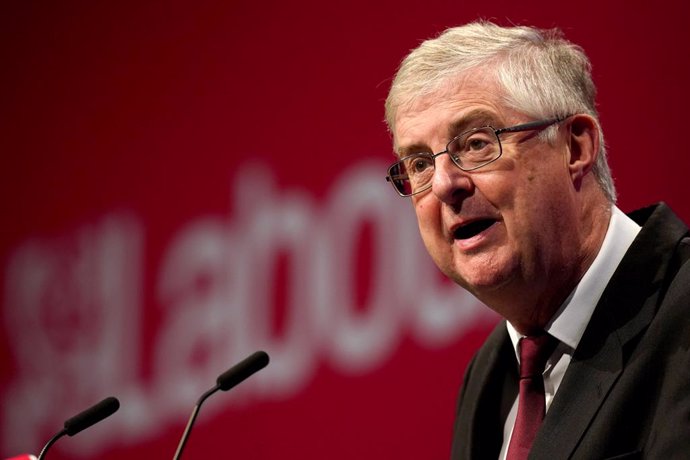 27 September 2021, United Kingdom, Brighton: First Minister of Wales Mark Drakeford speaks during the Labour Party conference in Brighton. Photo: Gareth Fuller/PA Wire/dpa