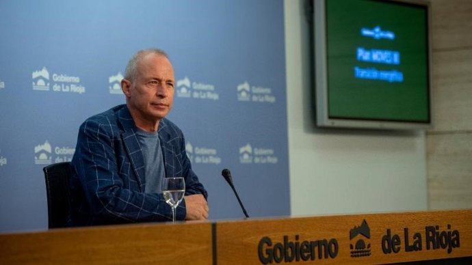 El director general de Transición Energética y Cambio Climático, Iván Moya, en comparecencia de prensa