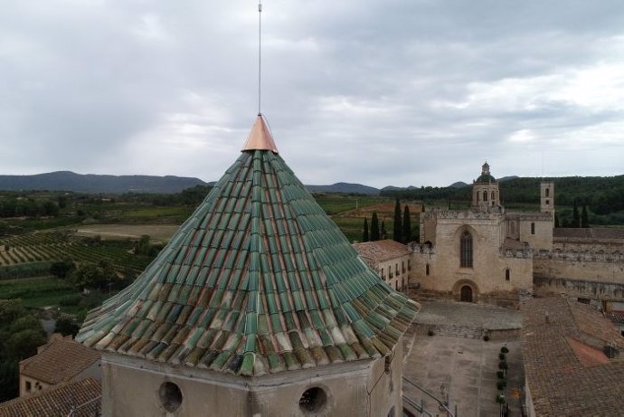 Portal Assumpta del monasterio de Santes Creus, en Aiguamúrcia (Tarragona)