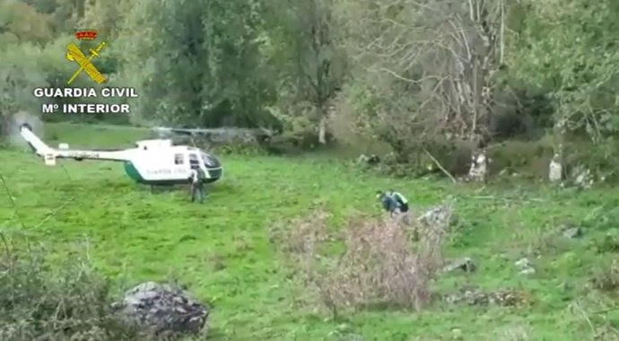 Evacuación de los rescatados