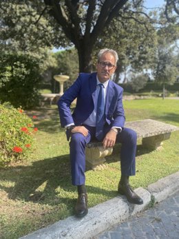 El director de los Jardines y Medio Ambiente del Estado-Ciudad del Vaticano, Rafael Tornini.