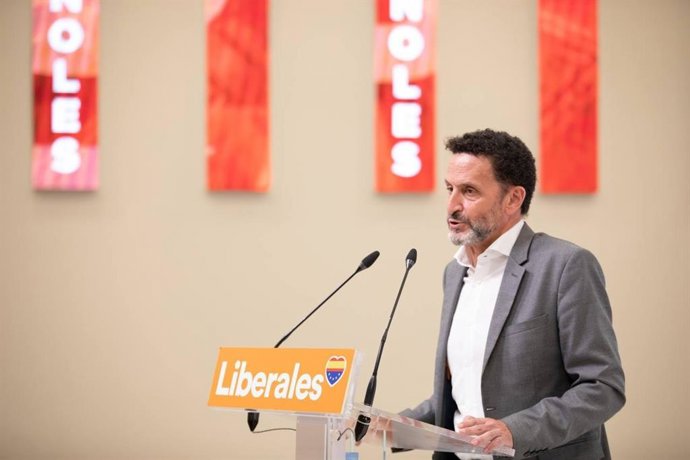 Archivo - El vicesecretario general y portavoz del Comité Ejecutivo de Ciudadanos, Edmundo Bal, en una rueda de prensa en la sede del partido en Madrid