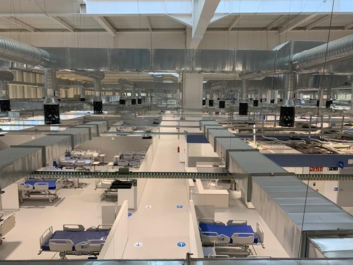 Archivo - Imagen recurso de camas del Hospital de Emergencias Enfermera Isabel Zendal