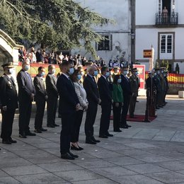 Acto conmemorativo en A Coruña del Día de la Fiesta Nacional