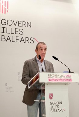 El vicepresidente y conseller de Transición Energética, Sectores Productivos y Memoria Democrática, Juan Pedro Yllanes.