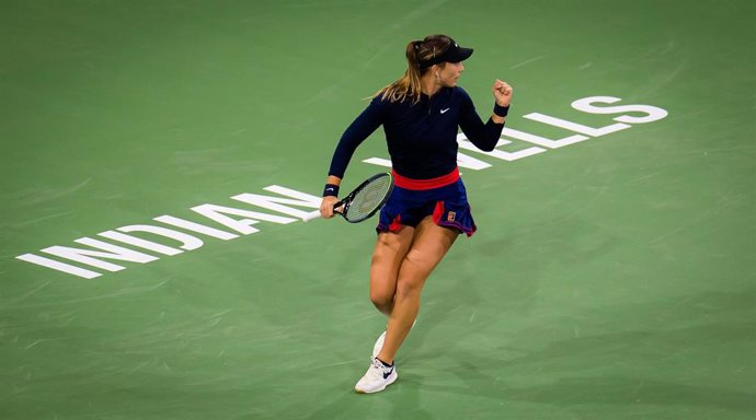 Badosa celebra su victoria en Indian Wells