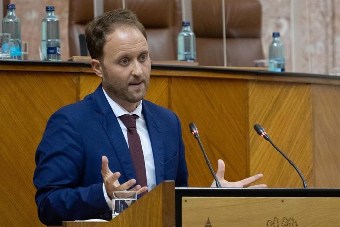 El portavoz de Empleo, Formación y Trabajo Autónomo del Grupo Parlamentario Popular en Andalucía, Erik Domínguez